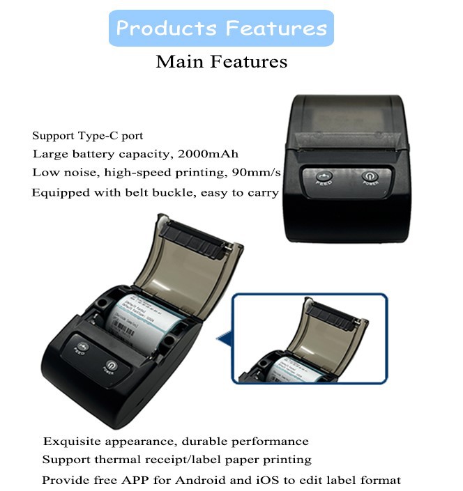 2-portable thermal label printer